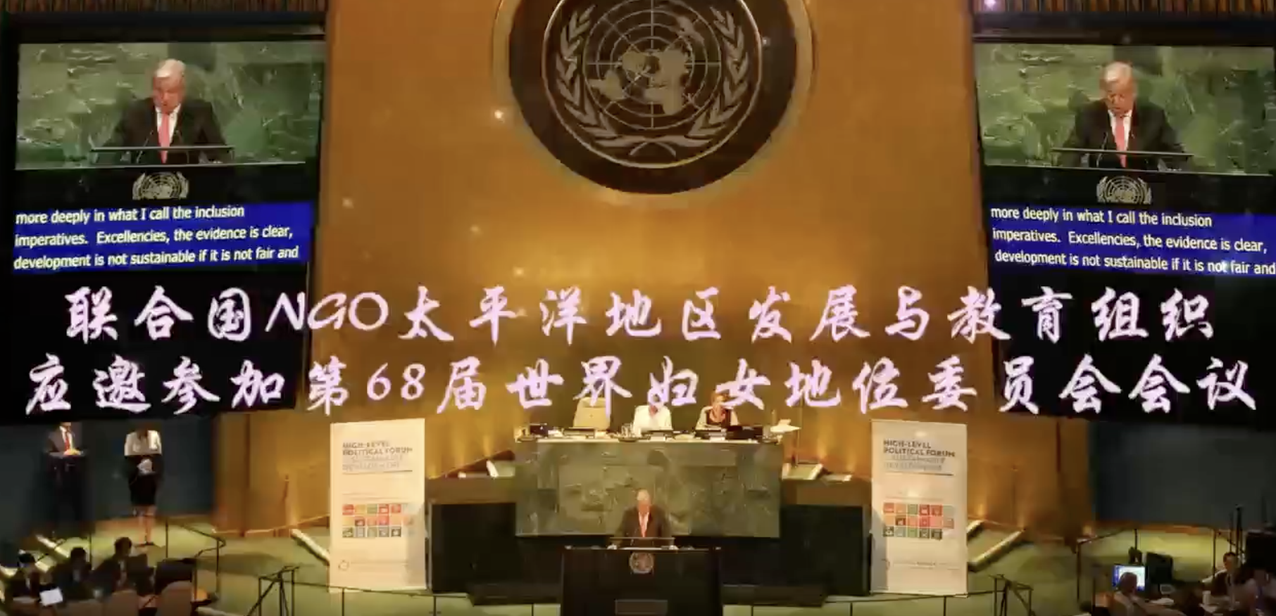 P.R.I.D.E., a UN NGO, Invited to Attend the 68th Session of the Commission on the Status of Women